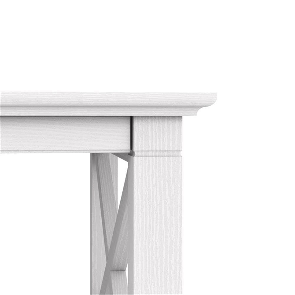 Bush Home Key West Coffee Table with Storage in Pure White Oak