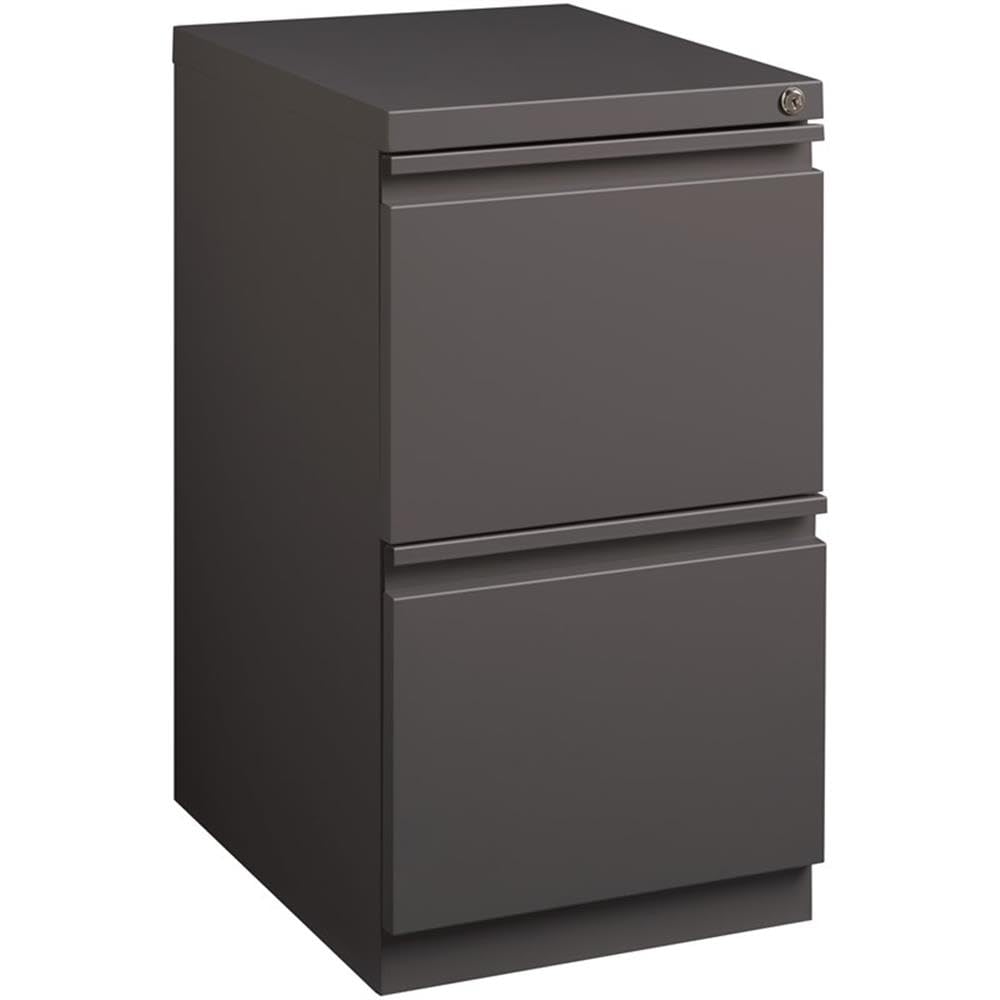 Hirsh Industries 20" Deep 2 Drawer Mobile File Cabinet File in Medium Tone