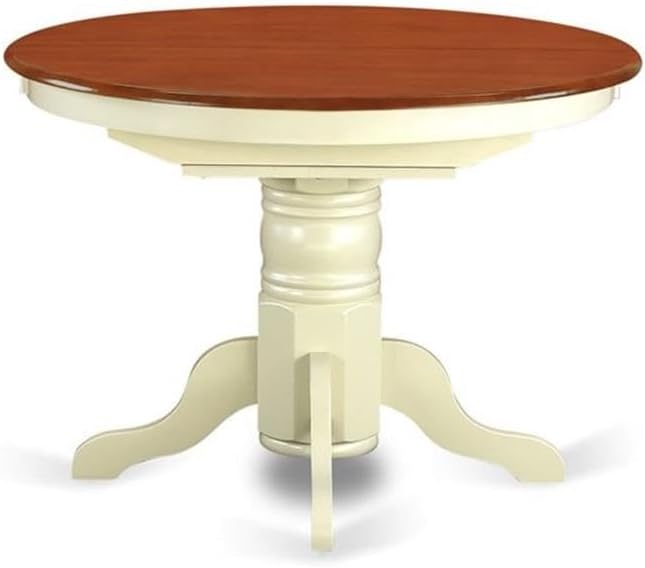 East West Furniture AVT-WHI-TP Avon Dining Table
