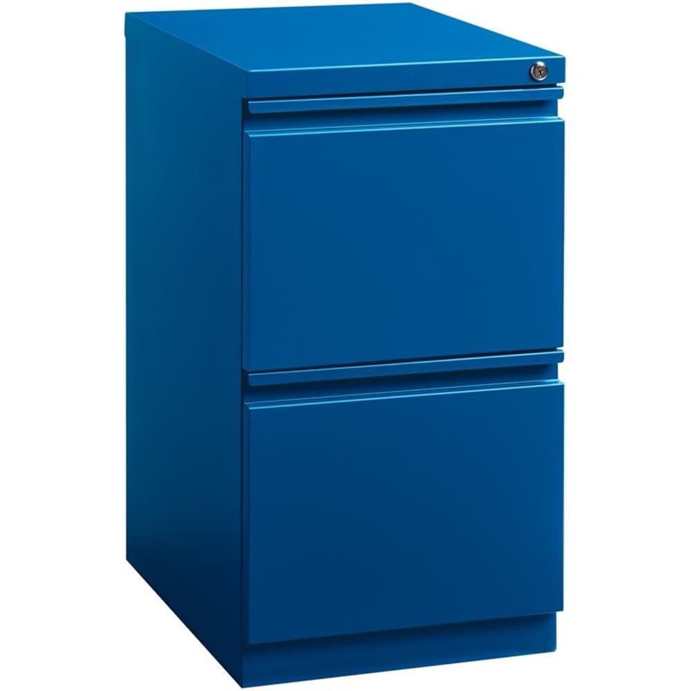 Hirsh Industries 20" Deep 2 Drawer Mobile File Cabinet File in Blue