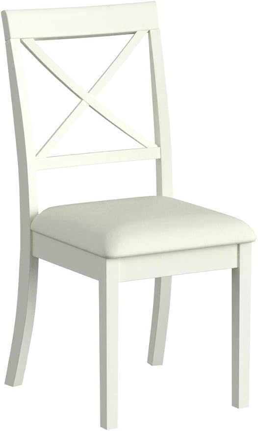 East West Furniture BOC-WHI-LC Boston Dinette Chairs