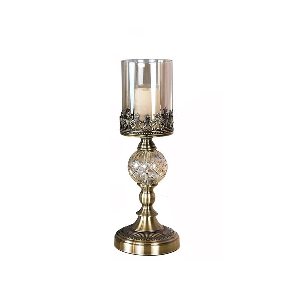 Candlestick Holders Luxury Table Decoration Metal Candle Holder for Home Wedding Event and Party Festival Candle Holders(Small)
