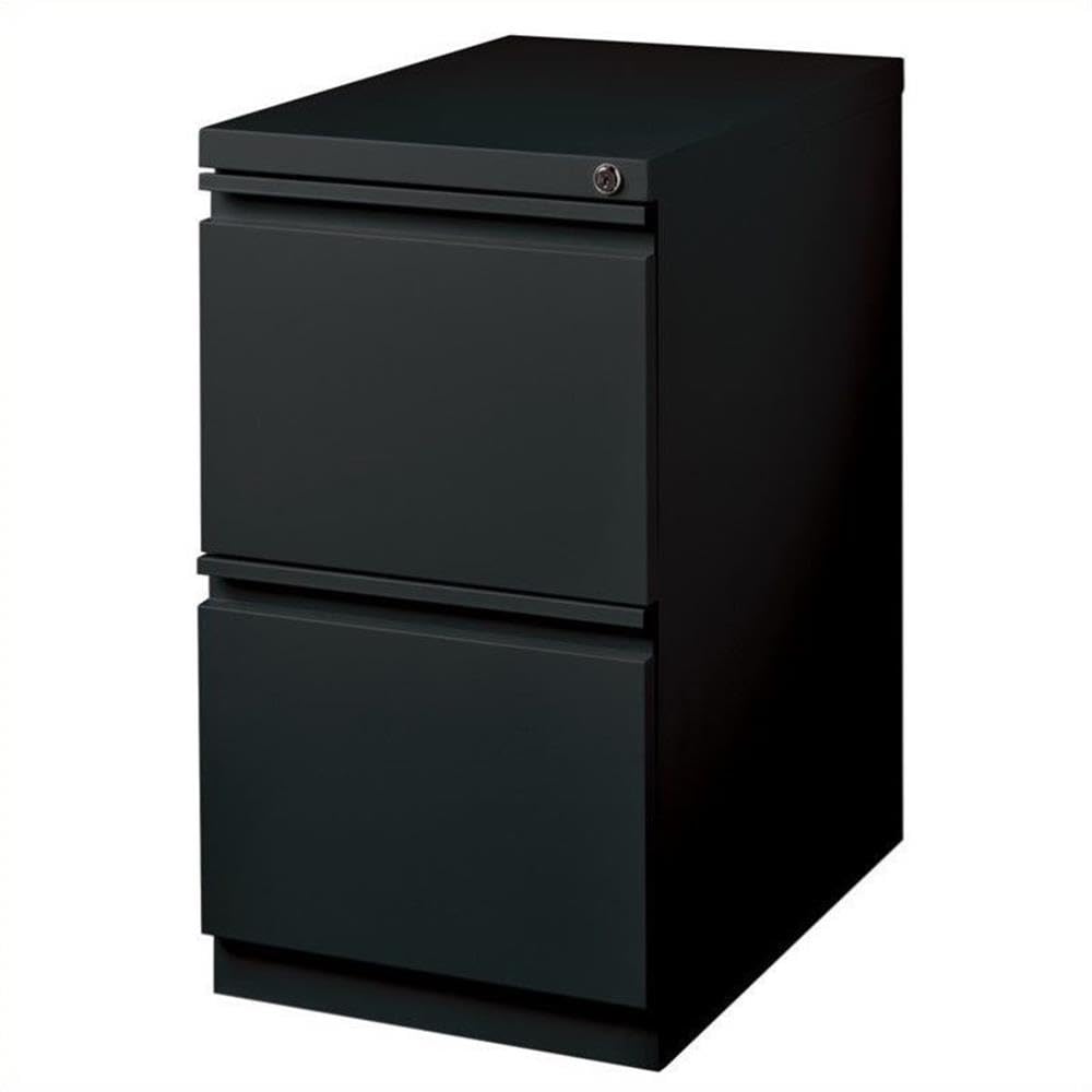 Hirsh 15" W 2 Drawer Vertical File Cabinet, Black, Letter 18578-1 Each