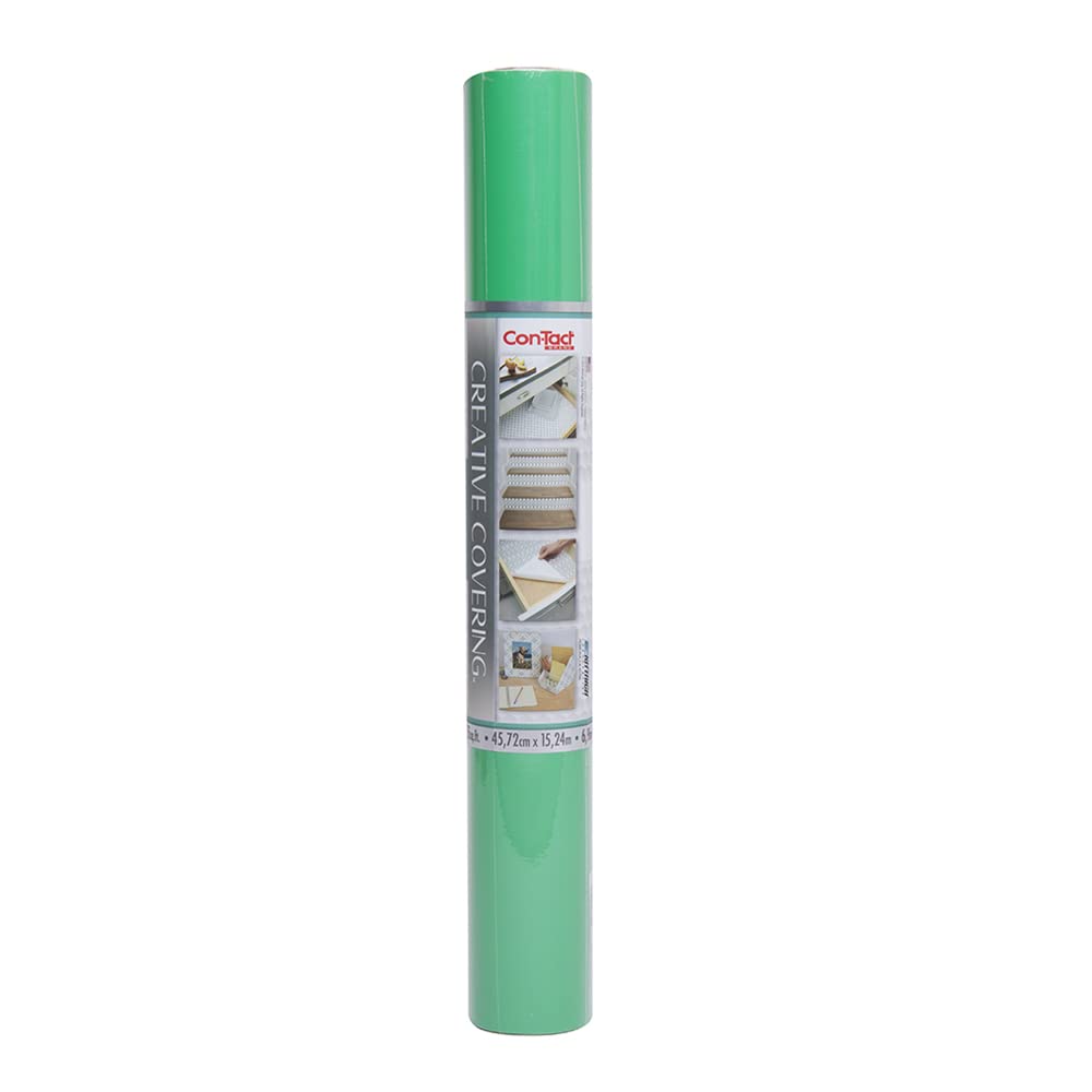 Con-Tact Brand Creative Covering Adhesive Covering, Green, 18" x 50 ft