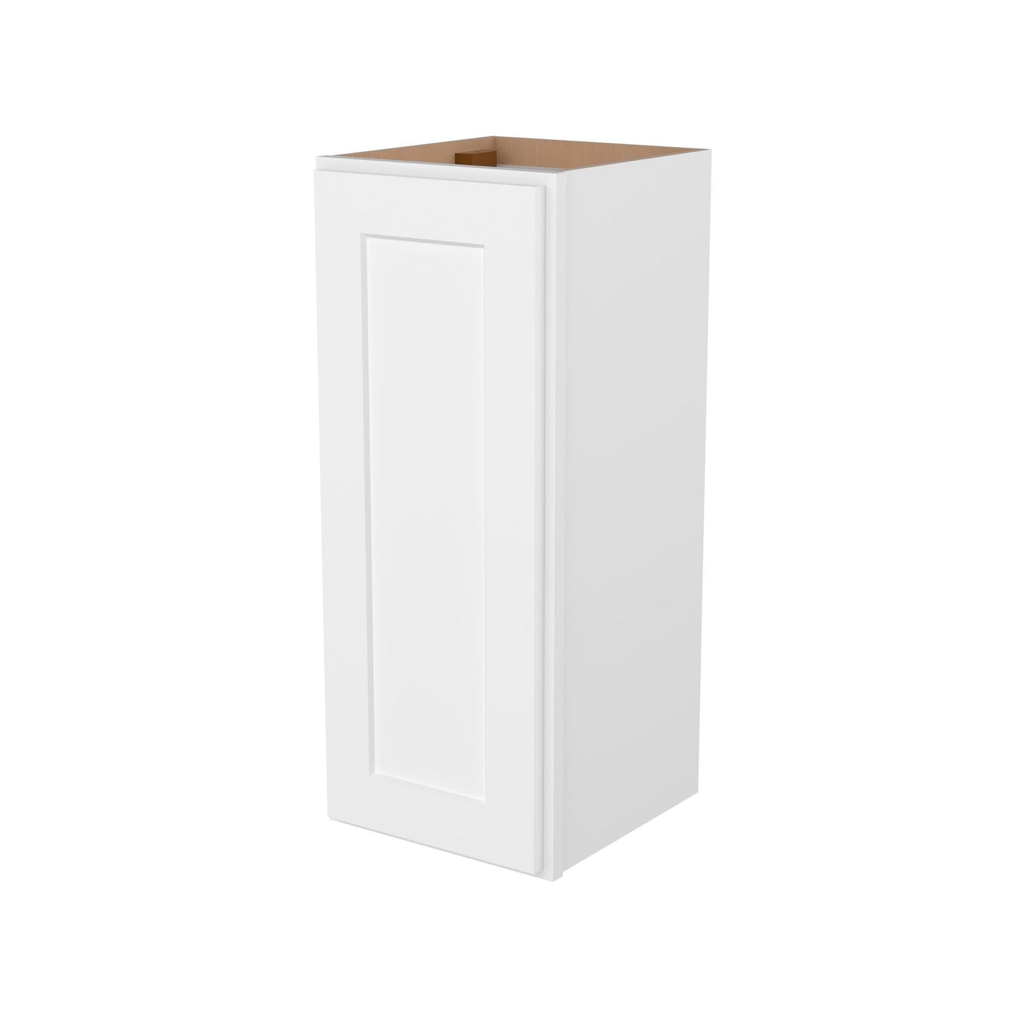 Furinno Shaker Wall Kitchen Cabinet 1-Door-2 Shelves, Ready to Assemble, 12 D x 12 W x 30 H, White