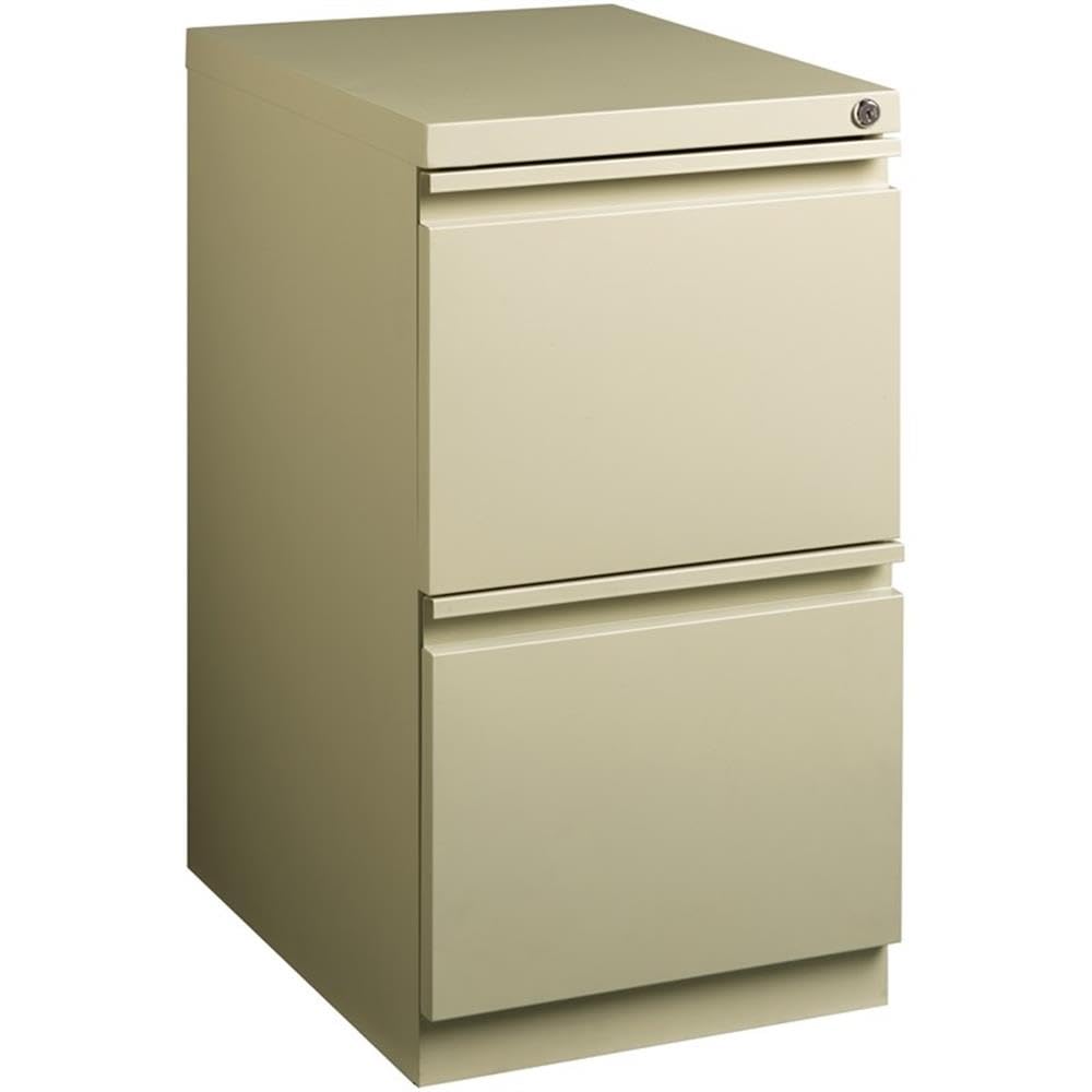 Hirsh 15" W 2 Drawer Vertical File Cabinet, Putty, Letter 18577-1 Each
