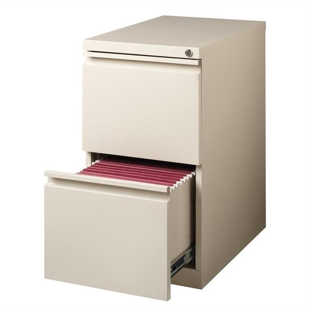 Hirsh 15" W 2 Drawer Vertical File Cabinet, Putty, Letter 18577-1 Each