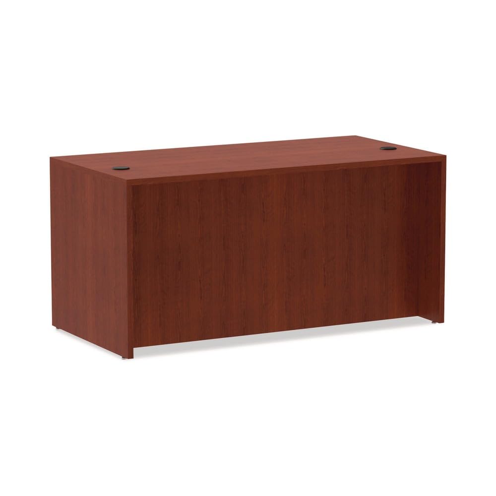 Alera Alera Valencia Series Straight Front Desk Shell, 59.13" X 29.5" X 29.63", Medium Cherry