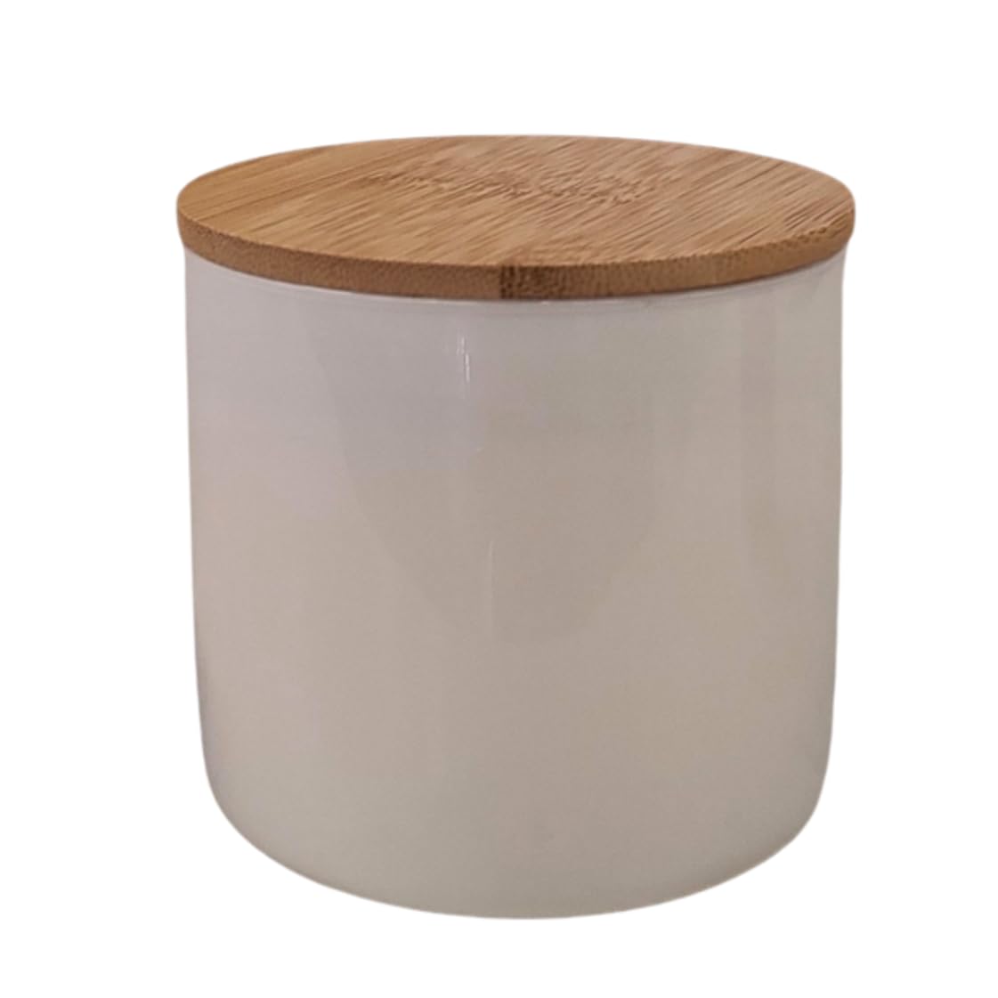 LiveYoung Candle Co. Floral Scent Options, White Glass Tumbler Candle with Bamboo Lid, Clean Burning Soy Wax Home Fragrance, Small & Large Sizes (16 oz, Lavender)