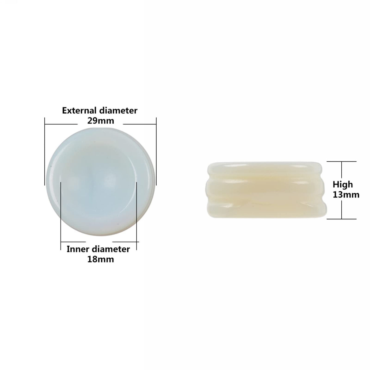 Justinstones Natural White Clear Quartz Gemstone Egg Crystal Healing Chakra Meditation Home Office Decor Stone with Stone Stand