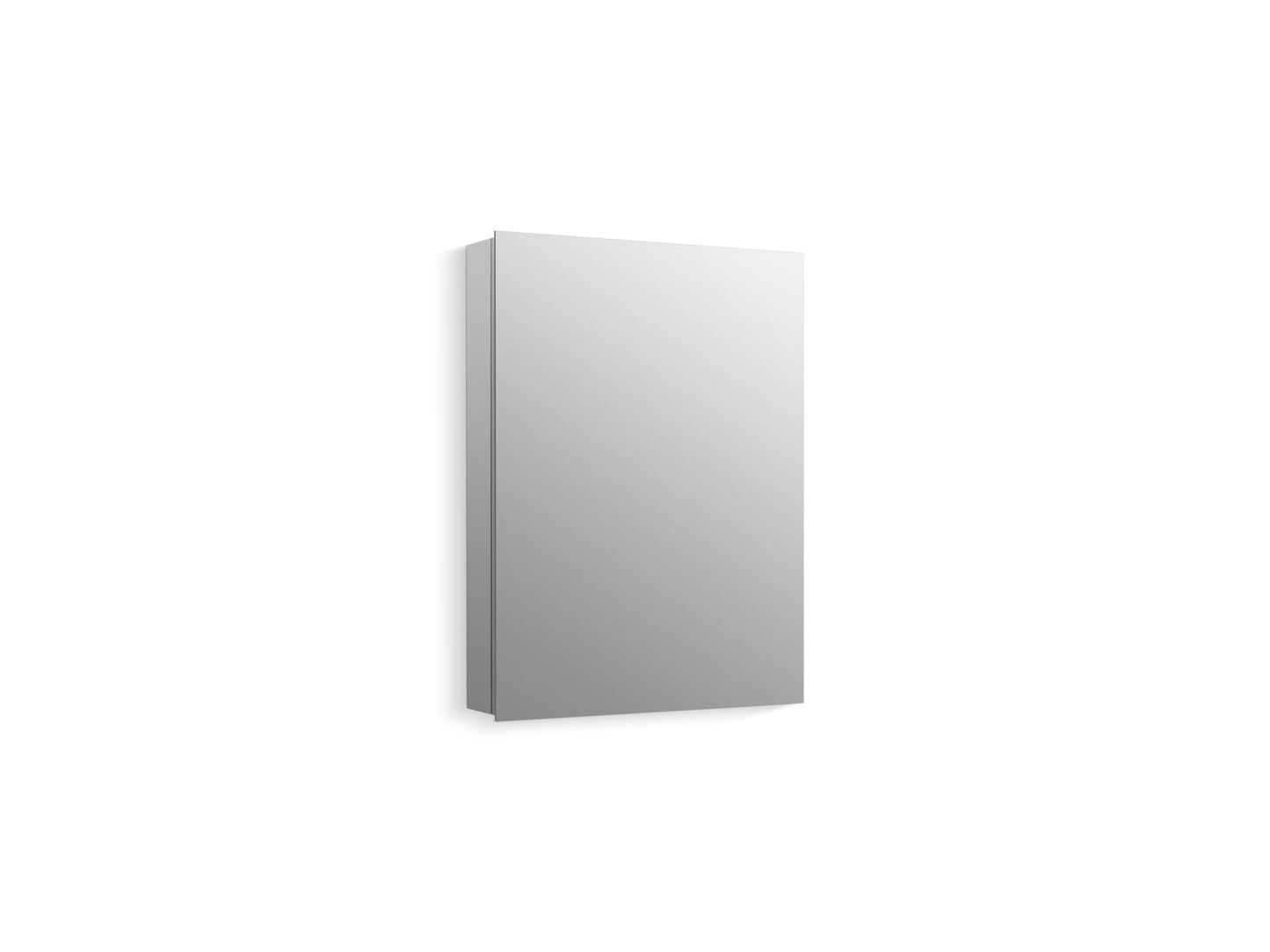 Kohler 55062-NA Embark Slim Medicine Cabinet Mirror, Adjustable Shelves with Mirrored Door, 20 in. W x 26 in. H