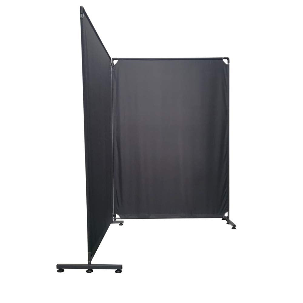 STEELAID Room Divider Office Wall Divider 100'' Gray Partition for Home Office, Restaurant,School, Church, Classroom, Dorm Room, Kids Room, Freestanding & Foldable