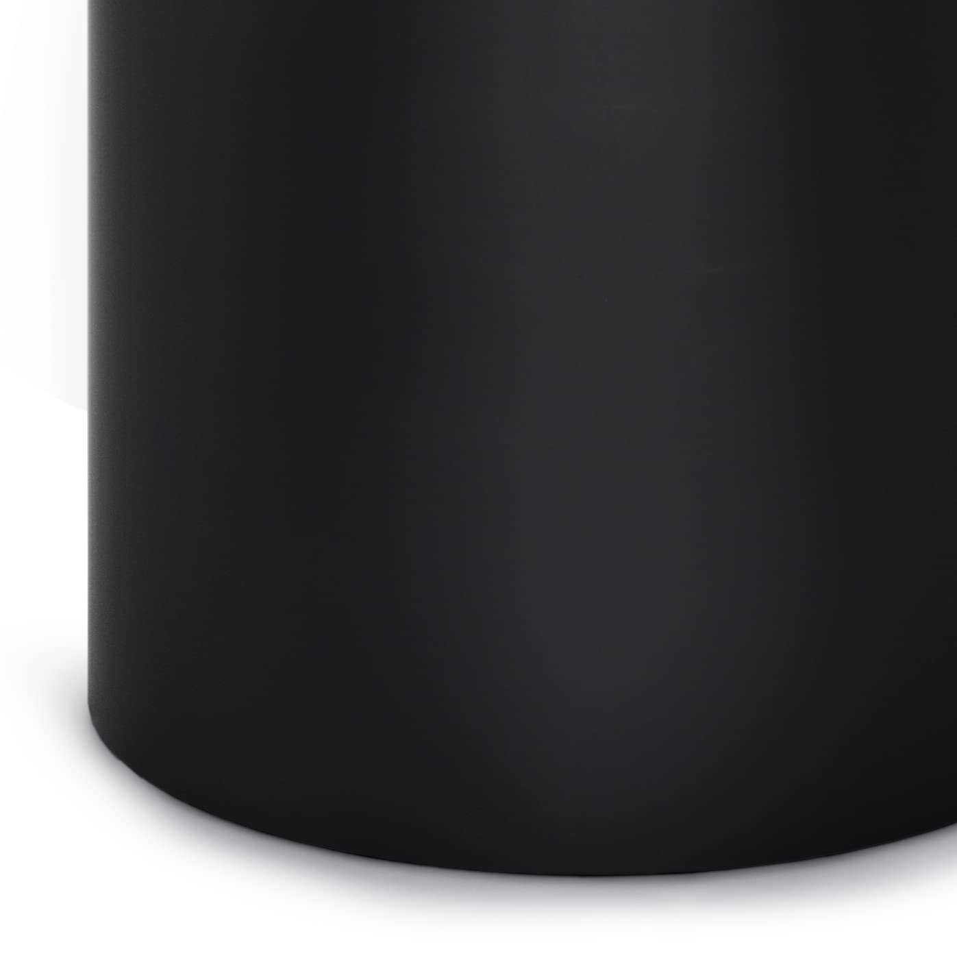SIMPLIHOME Haynes End Table - 16 inch Wide Solid Mango Wood Round Accent Table with Sculptural Pedestal Base in Black, Boho Nightstand or Lamp Stand for Living Room or Bedroom, Assembled