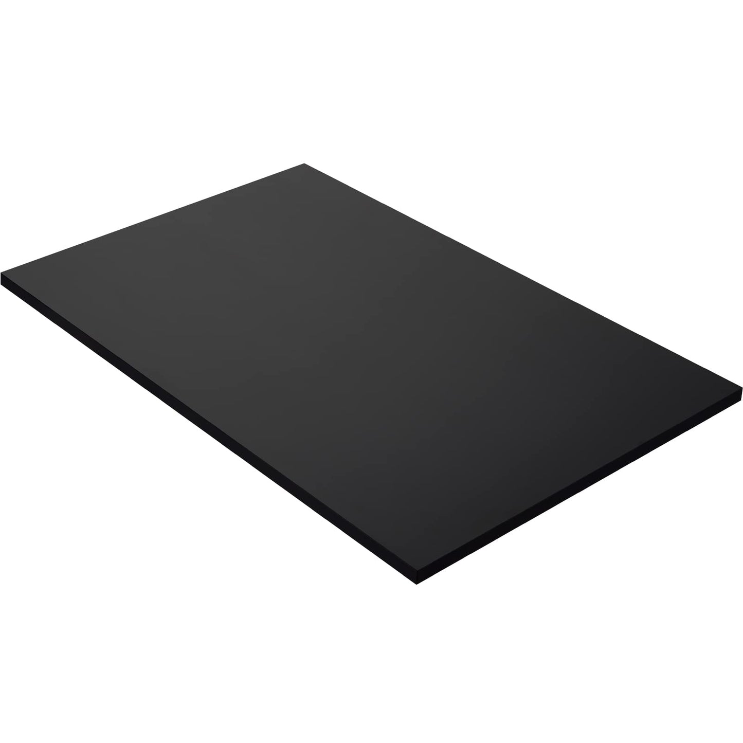 Kaboon 36x20 inch Black Table Top Universal, Solid One-Piece Desktop, Reversible Melamine Countertop, Double Desks, L-Desk DIY