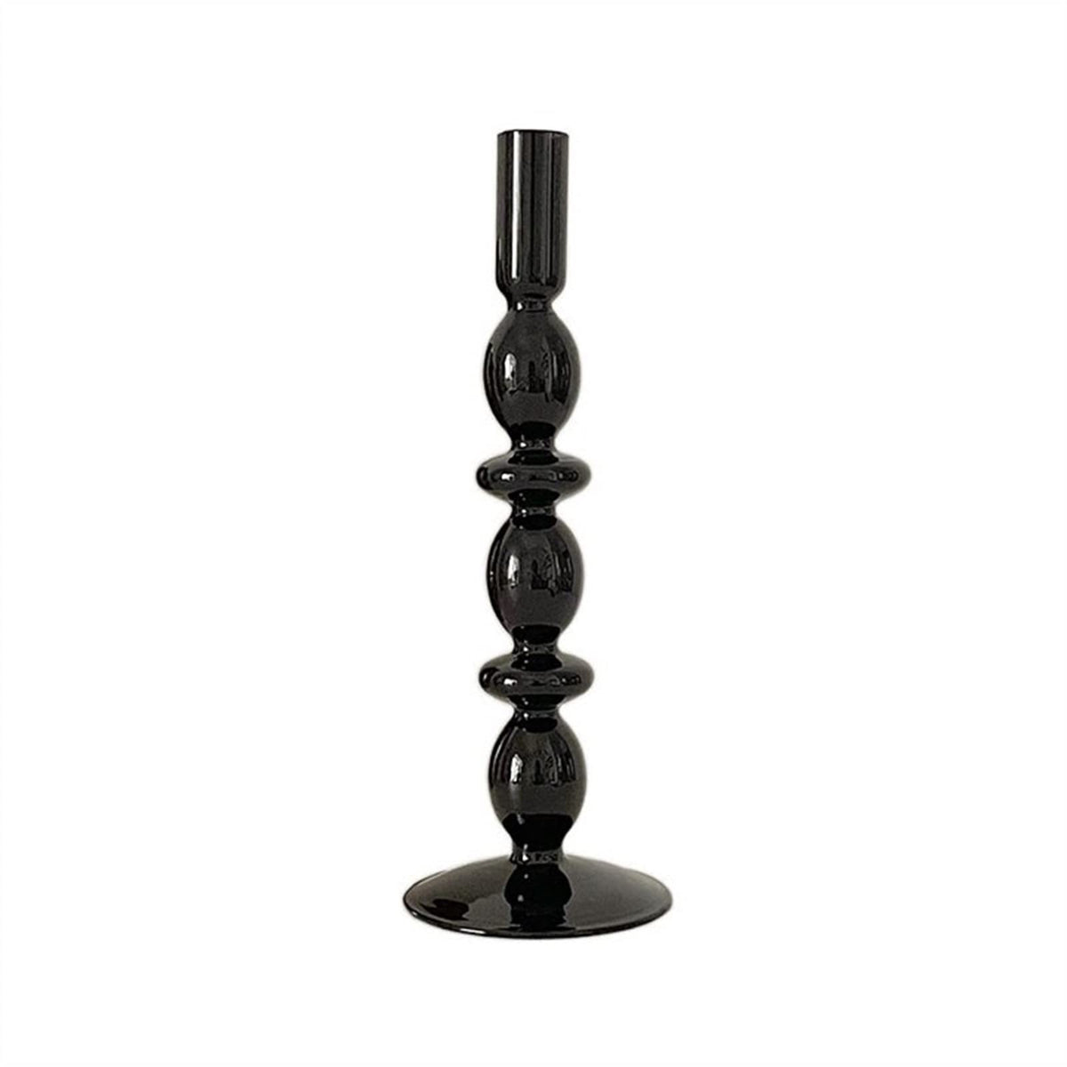 cfycfy987 Candelabra European Glass Candle Holders Light Luxury High-end Fashion Ornaments Miserable Decoration Candlestick Candle Sticks Holder(B)