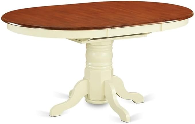 East West Furniture AVT-WHI-TP Avon Dining Table