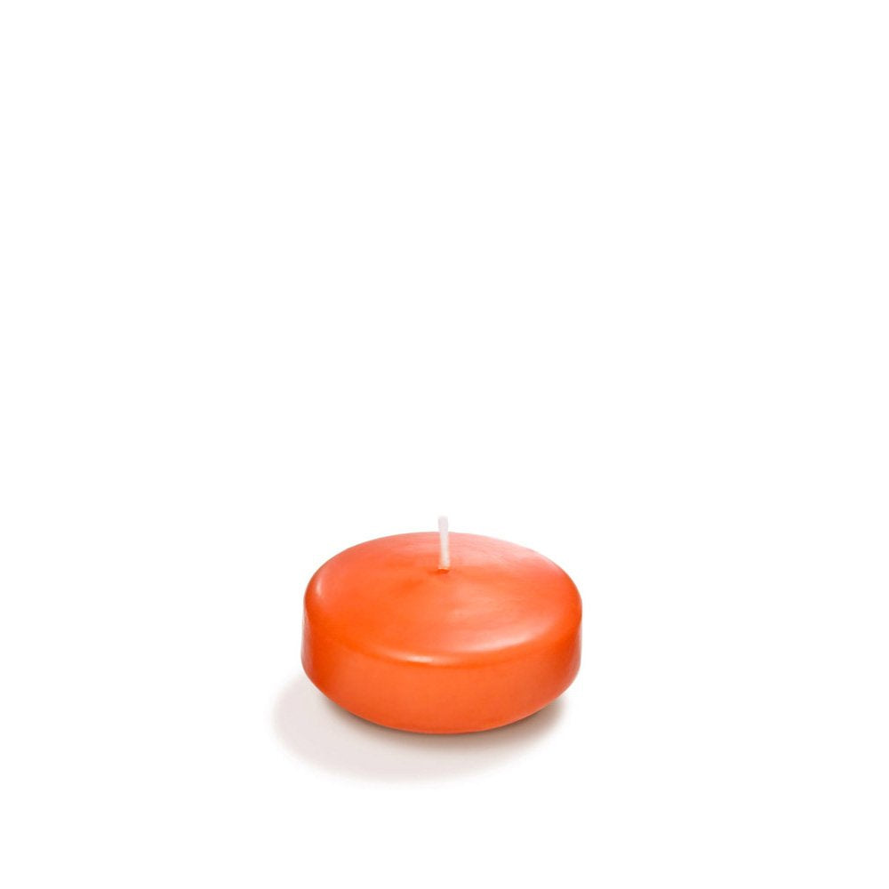 yummi Case of 36 2.25" Orange Floating Candles