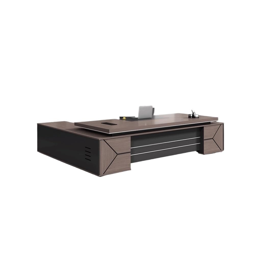 ULTRAWAVE Computer Desk Home Office Desk Boss Desk Office Manager Desk Simple CEO Desk Furniture