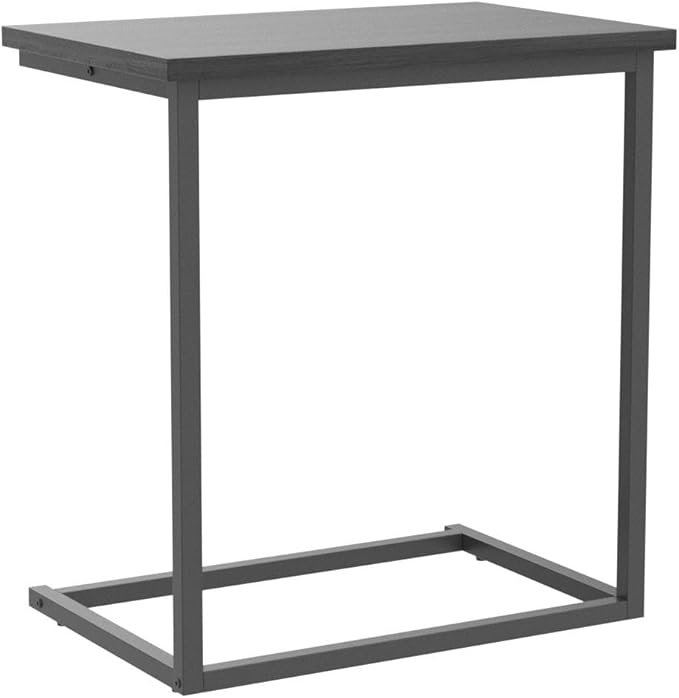 Pipishell C Shaped End Table 27 Inches High, Side Table