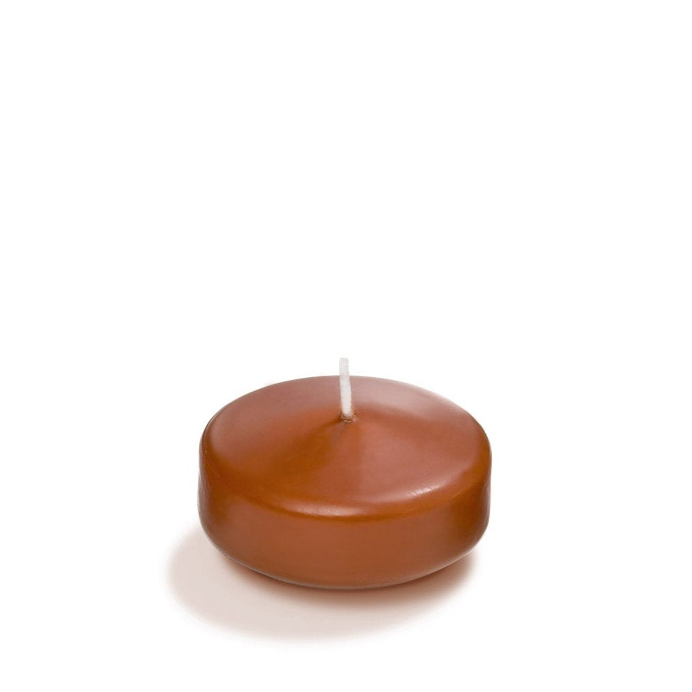 yummi Case of 18 3" Toffee Floating Candles