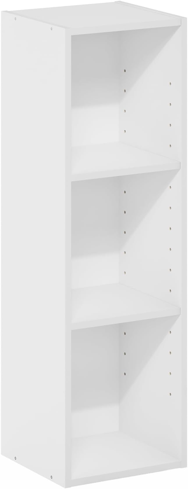 Furinno Fulda Book Shelf, 3-Tier Narrow Bookshelf, Bookcase