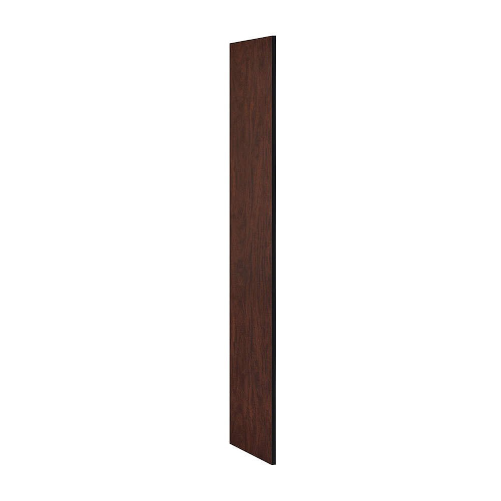 Salsbury Industries 22233MAH Side Panel for 18-Inch Deep Extra Wide Designer Wood Locker without Sloping Hood, Mahogany Brown