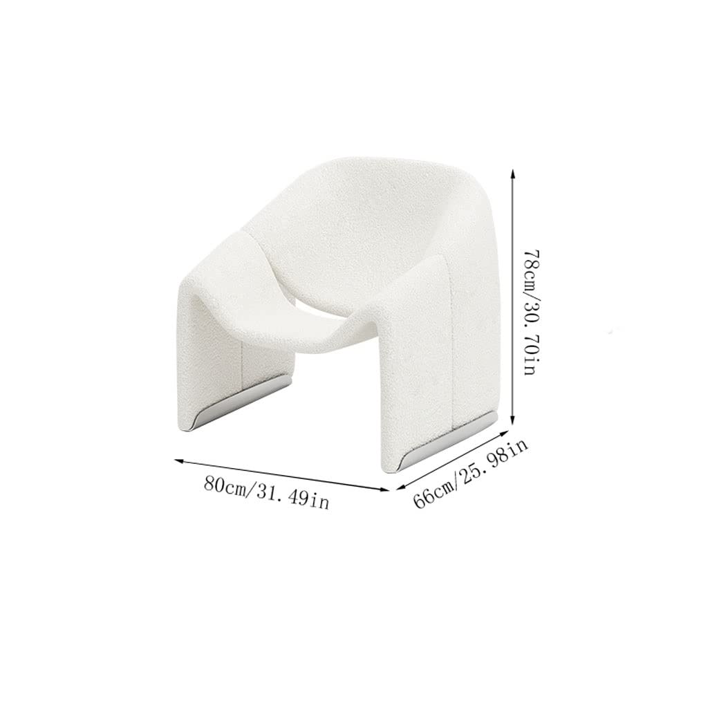 Sofas and Layers Nordic Modern Sofa Chair, Indoor Back Chair, Home Leisure Sofa Chair, Hotel Reception Chair, Simple Lazy Leisure Chair for Living Room Corner Chair Bedroom Living Room Office (Colour