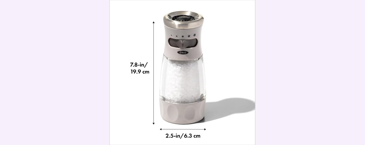 OXO Good Grips Contoured Mess-Free Salt Grinder - Gray