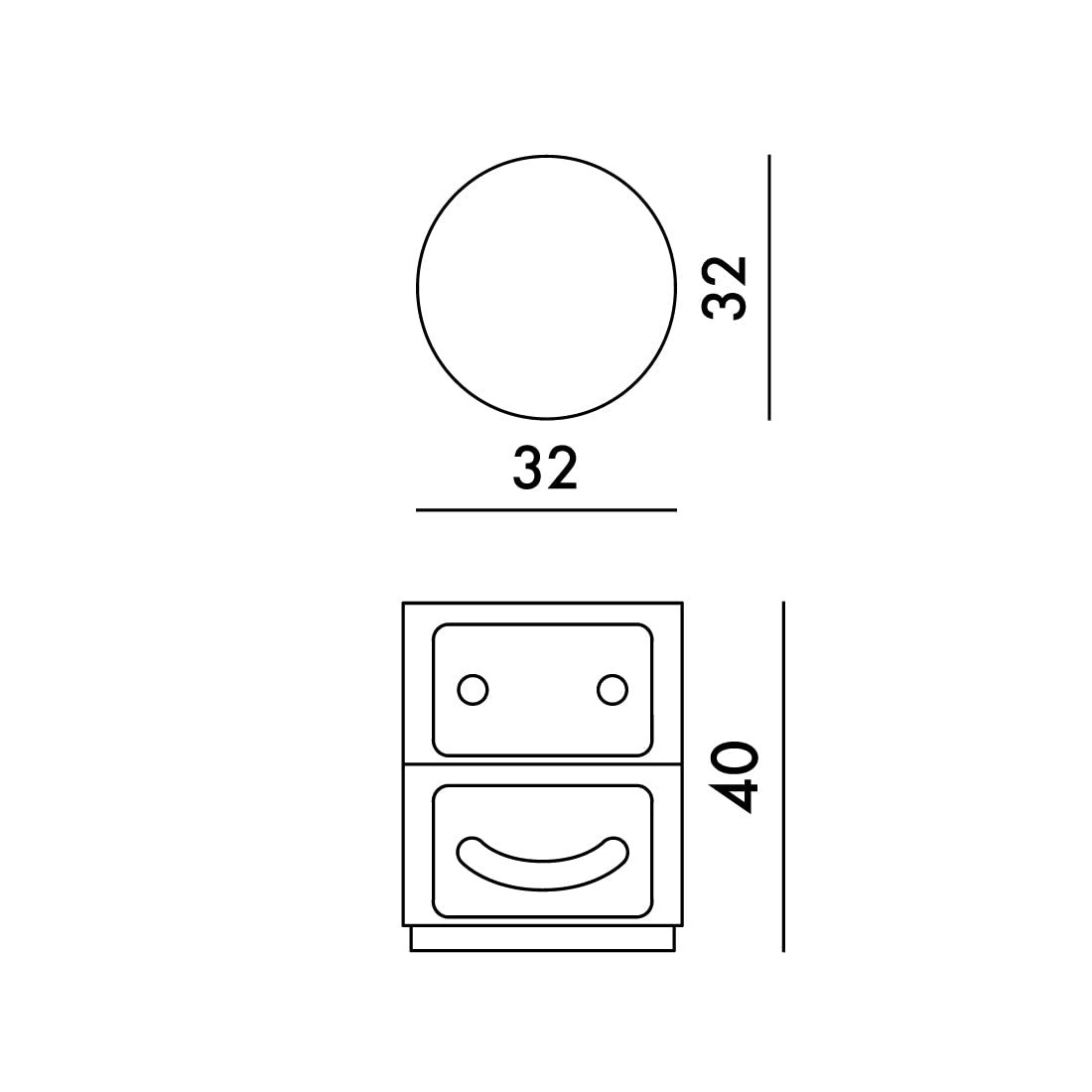 Kartell Componibile Smile Smile Storage Box, ABS, Red, 32 x 32 x 40 cm