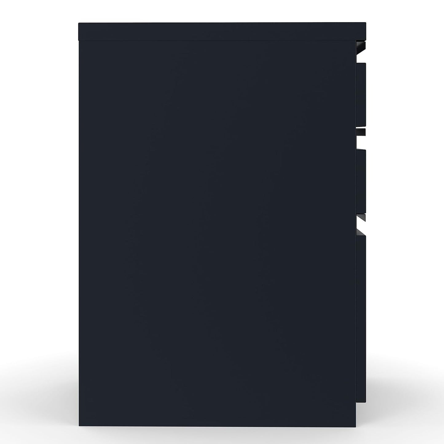 STAPLES 3-Drawer Vertical File Cabinet, Letter Size Documents, Lockable, 19.88" D x 15" W x 27.75" H, Black