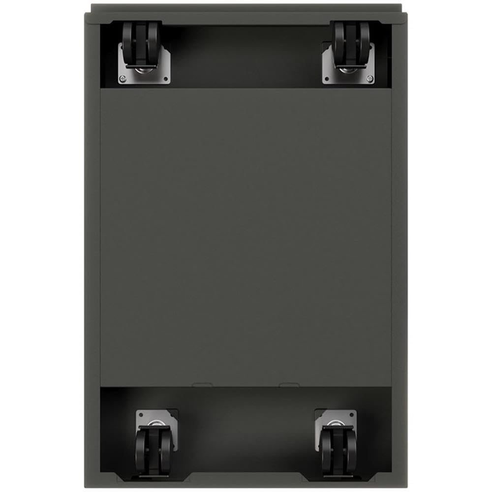 Hirsh Industries 20" Deep 2 Drawer Mobile File Cabinet File in Charcoal