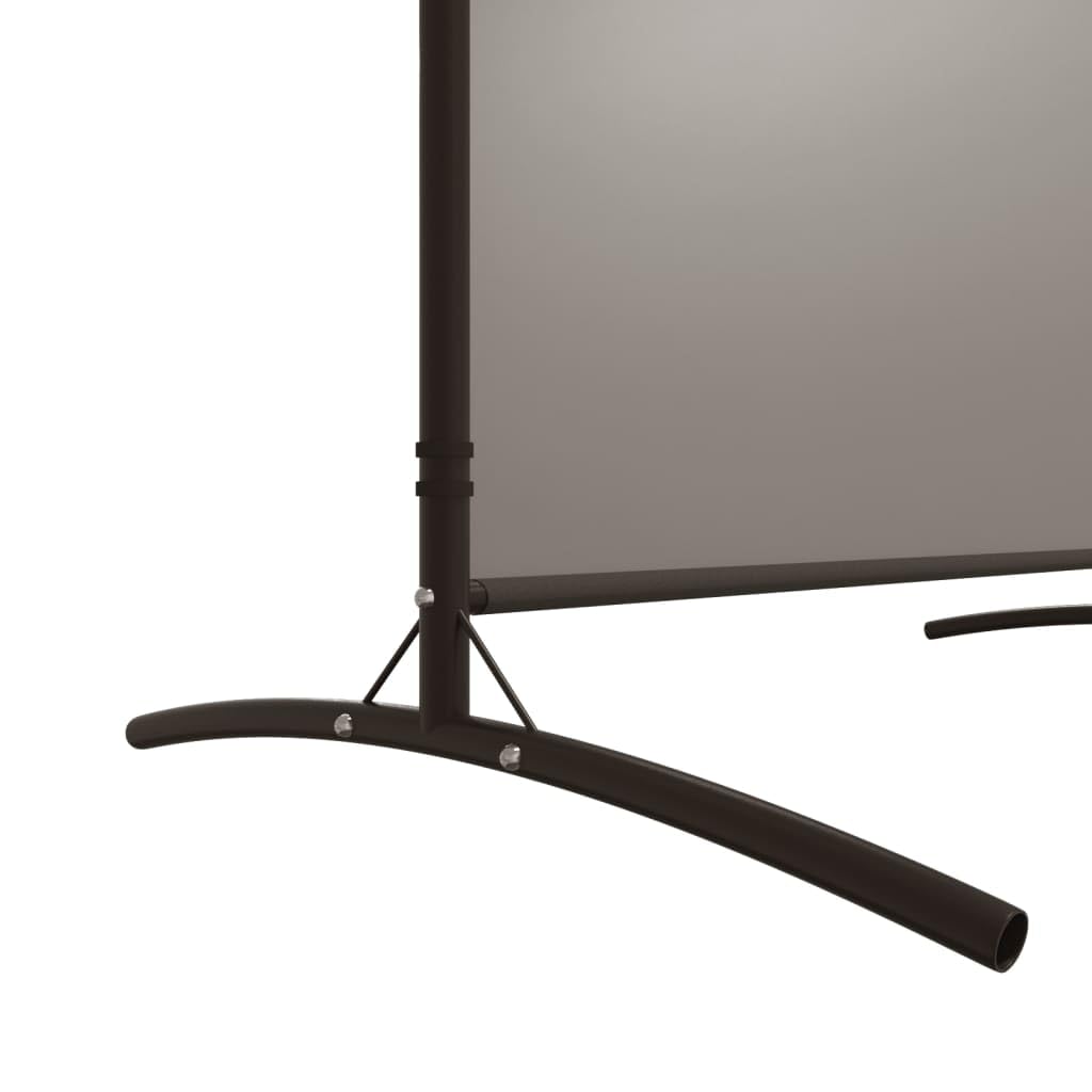 vidaXL vidaXL Room Divider, Folding Privacy Screen 6 Panel Room Divider, Freestanding Room Partition Wall Divider for Room Separation, Anthracite Fabric