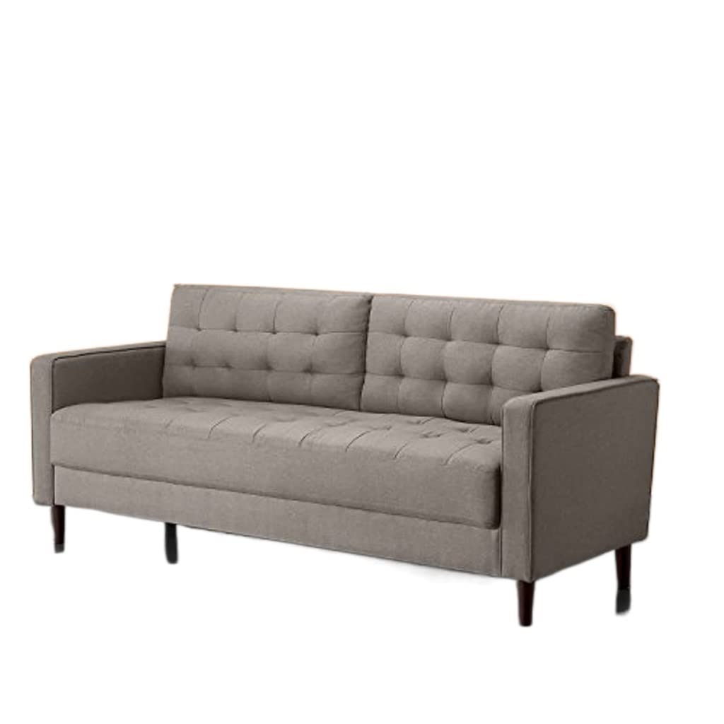 YWMLFZ Sofa Couch/Grid Tufted Cushions Easy, Tool-Free Assembly, Stone Grey