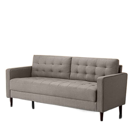 YWMLFZ Sofa Couch/Grid Tufted Cushions Easy, Tool-Free Assembly, Stone Grey