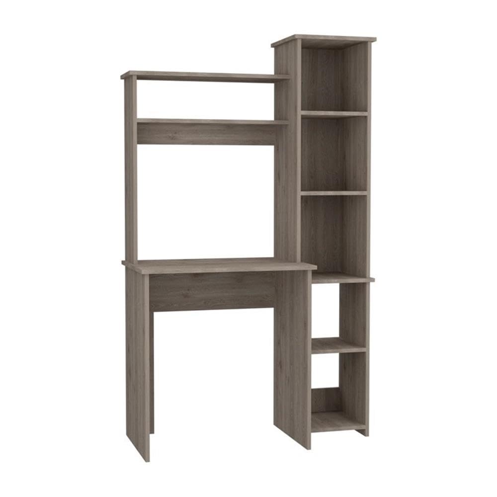 Tuhome Carell Furniture Modern Light Gray Engineered Wood Versalles Home Office Desk