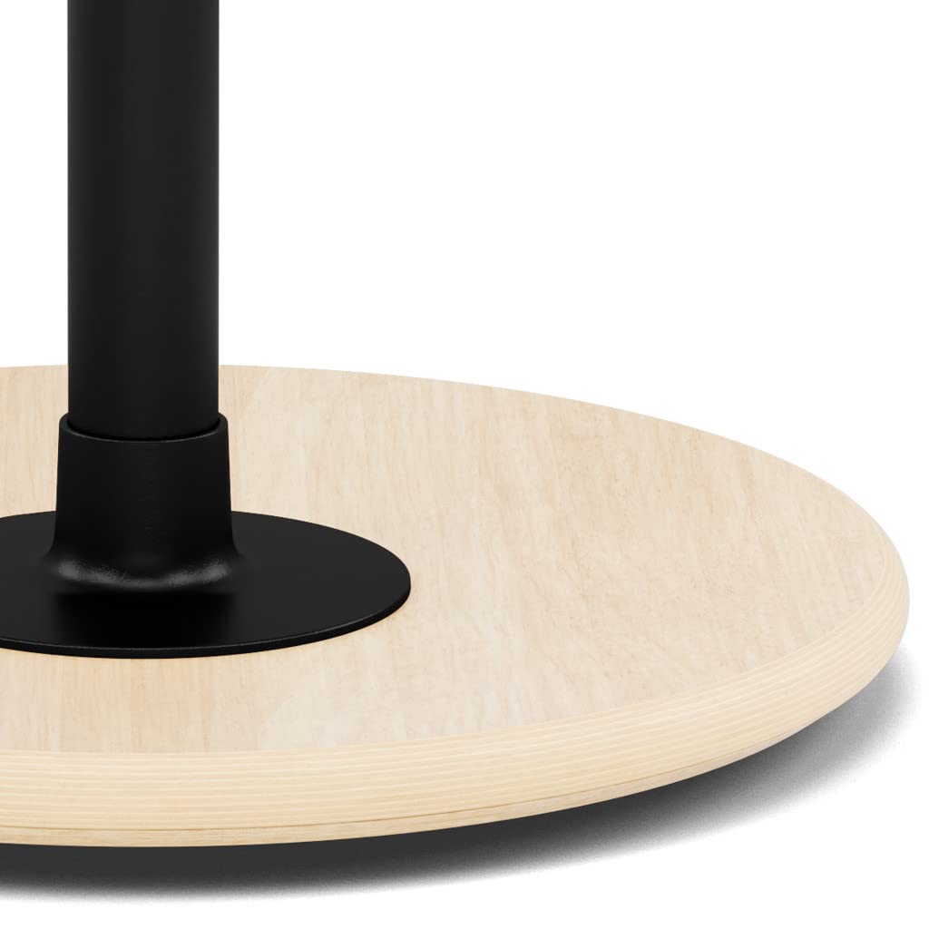 Varier Move Tilting Saddle Stool (Dark Grey Revive Fabric with Natural Ash Base)