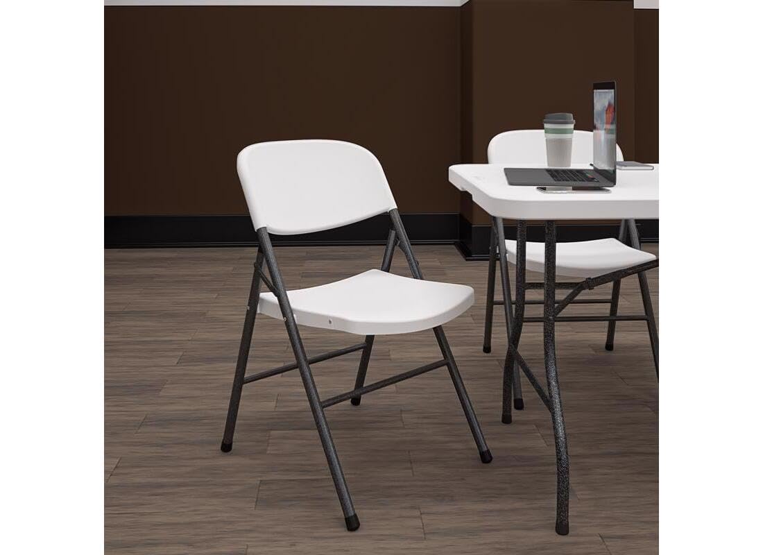 Cosco 6028632 32.5 x 21.75 in. Cosco Folding Chair, White