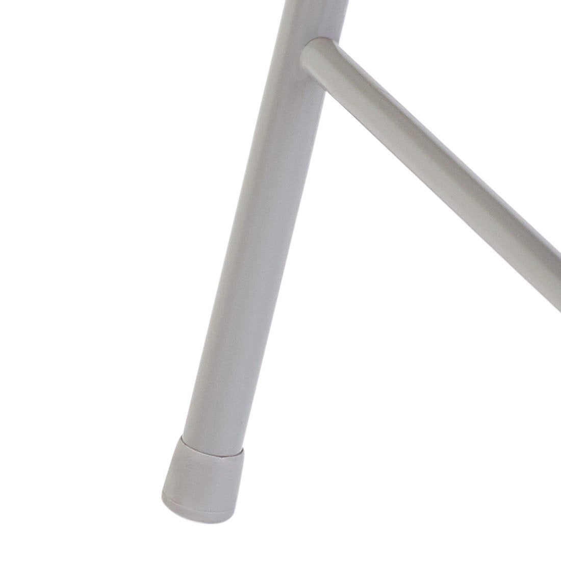 Commercialine® Vinyl Padded Steel Folding Chair, Grey (Pack of 4)