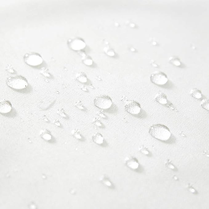 MIULEE Pack of 2 Decorative Outdoor Solid Waterproof Throw Pillow Covers Faux