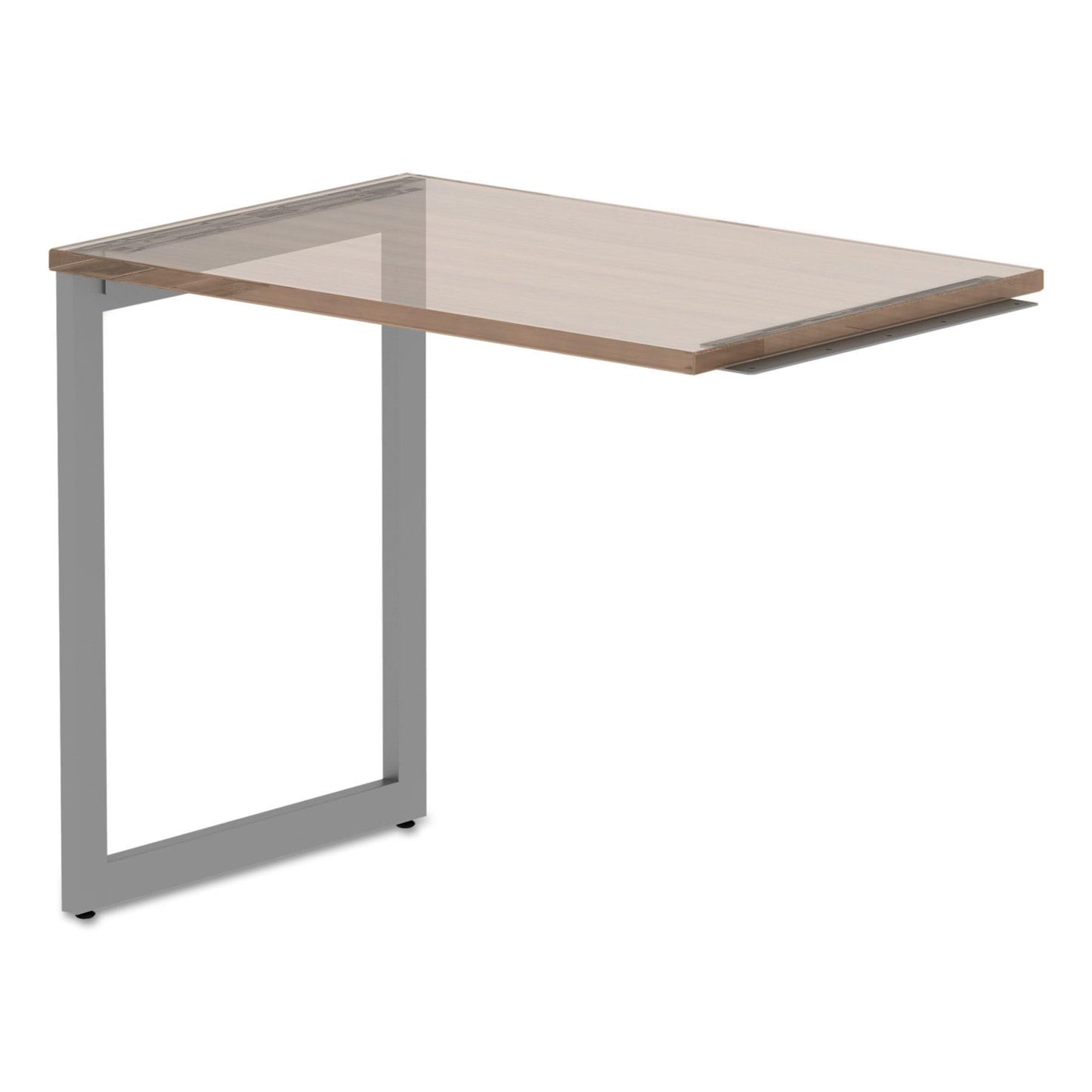 Alera alera Open Office Series o-Leg Return Base, Fully Adjustable, 36 to 70.78w x 23.38d x 28.5h, Silver