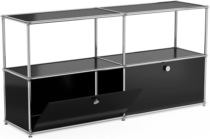 Modern Storage Cabinet Sideboard Versatile Free-Standing Organizer Cabinets