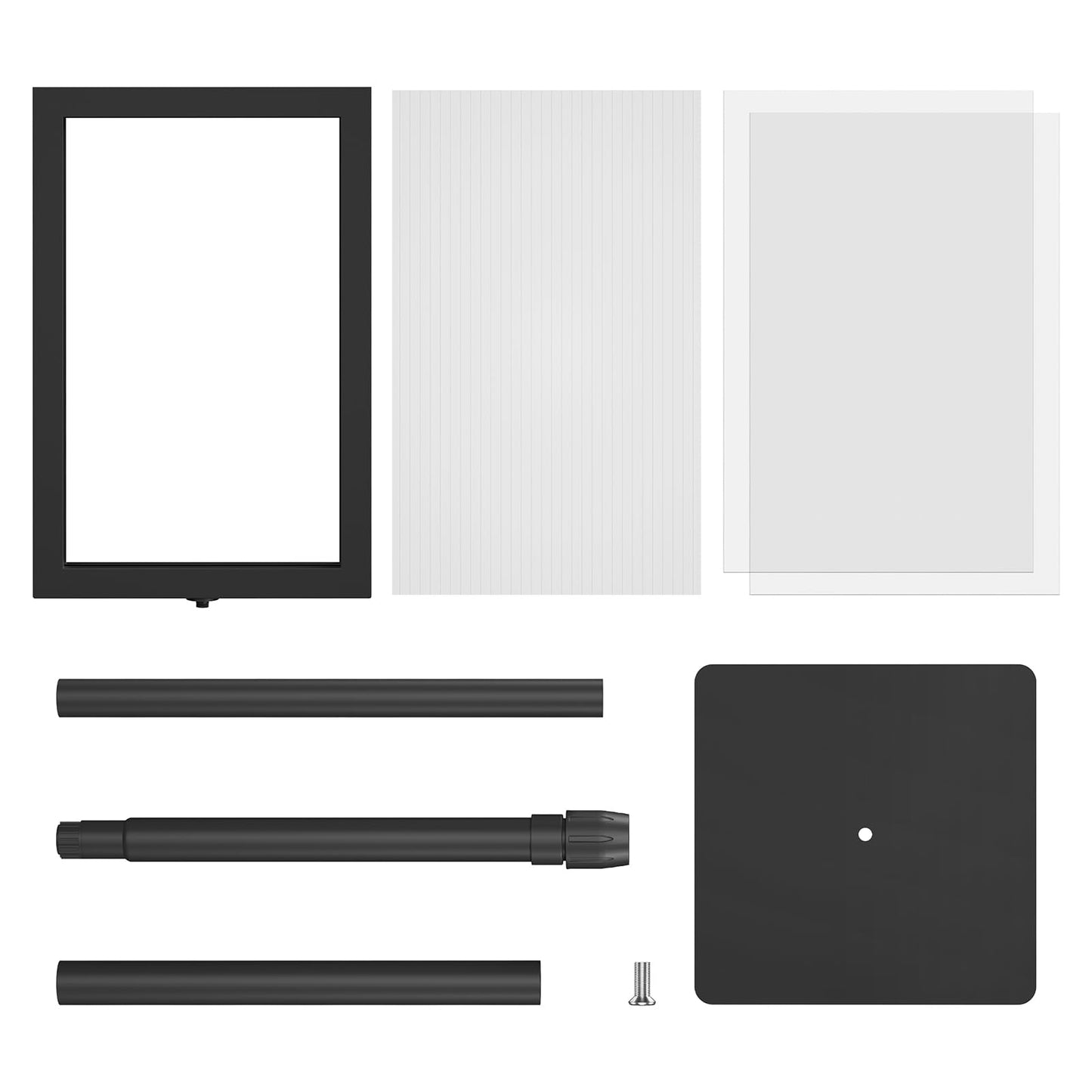 Relx Standing Sign Holder 11 x 17, Adjustable Pedestal Sign Stand, Double-sided Floor Signage Stands for Outdoor Indoor Poster Display