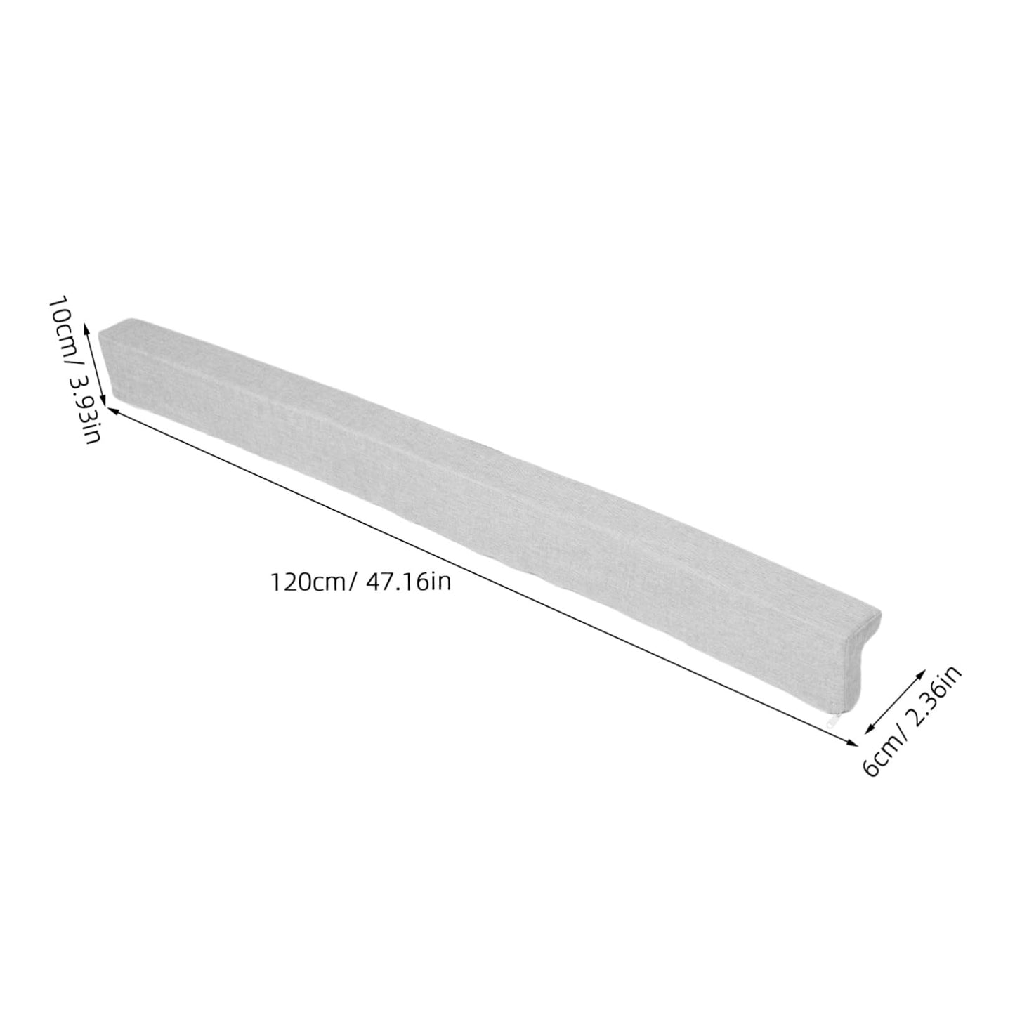 Healifty Bed Gap Filler 47.24X3.93X2.36In Non Slip Mattress Wedge Space Filler Cushion for Bed Wall Gaps Sofa Crack and Headboard Gaps in Dorms and Homes