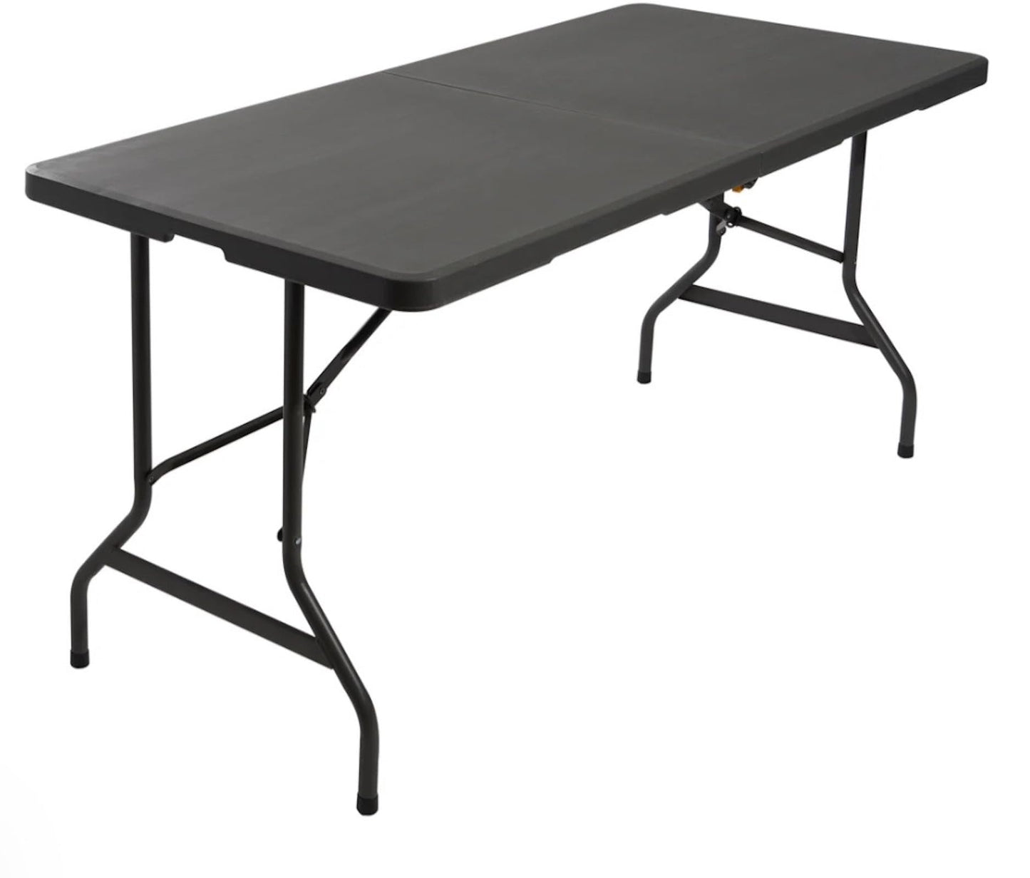 Iceberg IndestrucTable Too Bi-Fold Folding Table, Indoor/Outdoor, Commercial Grade, Charcoal, 60” W x 30” D x 29” H
