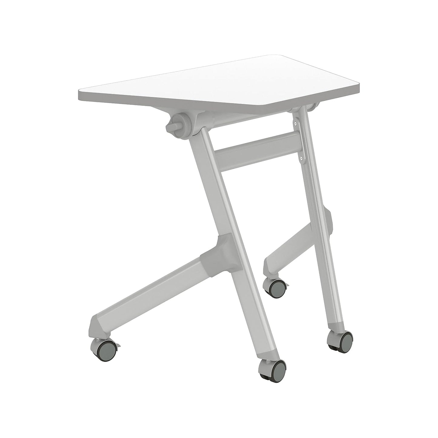 Safco Learn Student Nesting Trapezoid Desk, Small Corner Desk for Classrooms & Custom Classroom Layouts (Dry Erase)