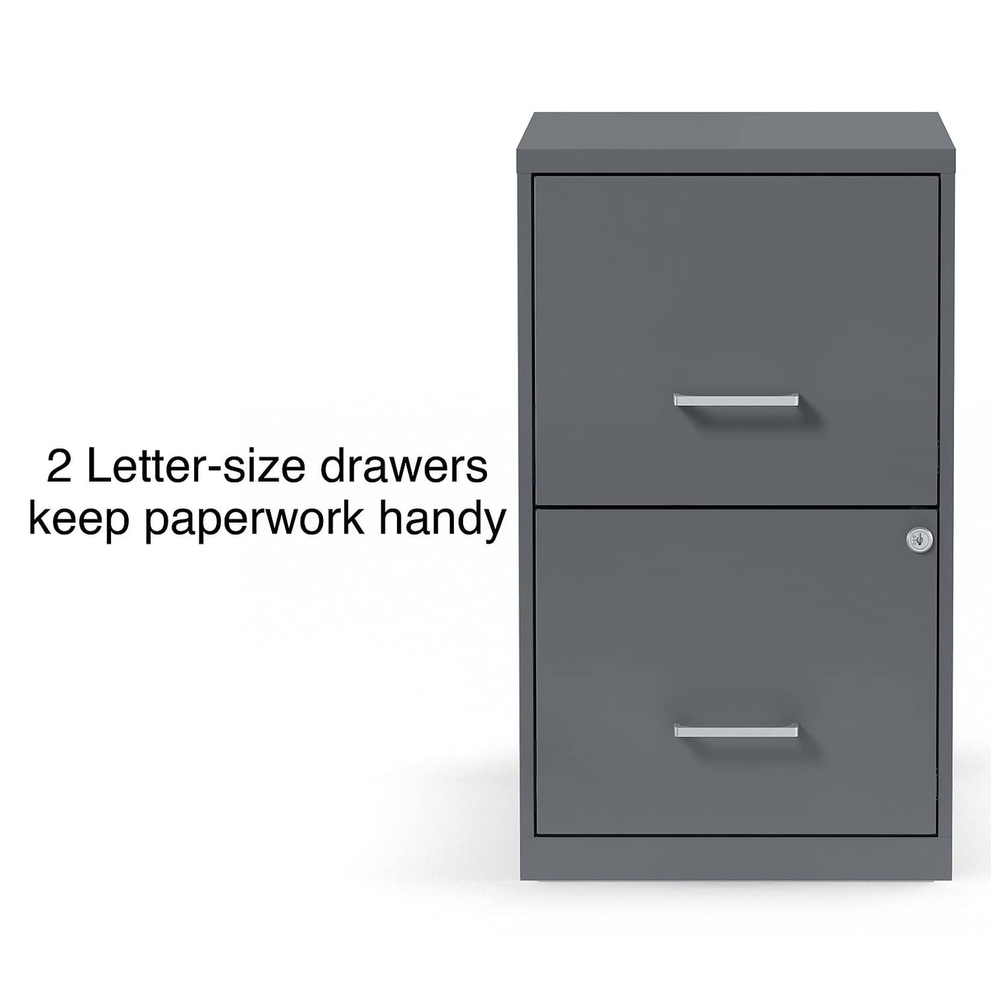 Staples Vertical File Cabinet for Letter/Legal Files, 2-Drawer