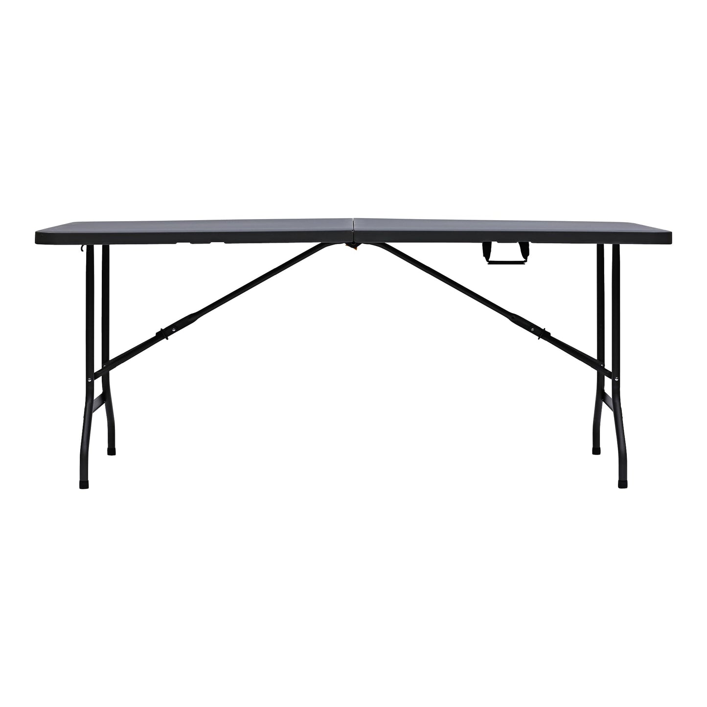 Iceberg 65467 IndestrucTable Too Center-Folding Table, 1200 Series, 30" Width x 72" Length, 29" Tall, Charcoal
