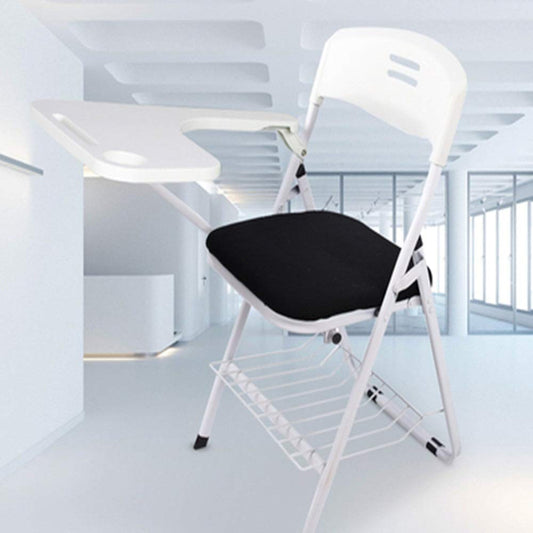 Renovation House (Pack Of 4) Tutoring Agency Conference Chair With Large Board Student Training Desk Chair Modern Space Small Adult Chair Simple Folding Portable Chair with Handed Flip Up Tablet