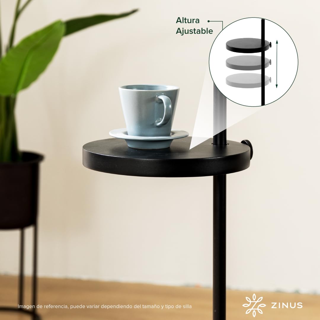 Zinus Aidan Decorative Chair with Sling, Metal Frame Armchair with Shredded Foam Cushions, Easy Tool-Free Assembly, Chair in a Box, Cocoa
