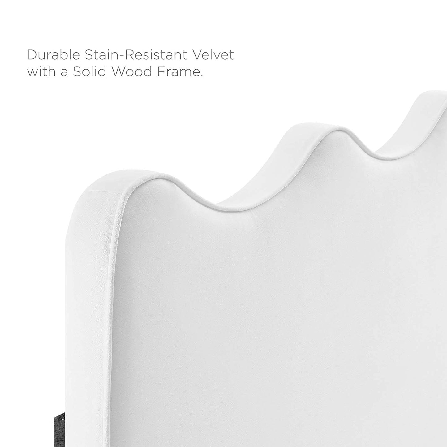 Modway Athena Performance Velvet King/California King Headboard in White